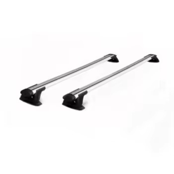 Sunsing 8155 Universal Aluminum Cross Bar Luggage Roof Rack Naked Roof Mount with Locks and Kits for Car Roof Use