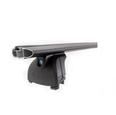 8195+B6 Aluminum Car Roof Cross Bars Universal Accessories to Flush Rails  Car Rack,qucik open plastic end.hole fixings