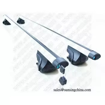 8102C+B6 Durable Aluminum Wingbar Car Roof Mount Cross Bars Universal for 4x4 Travel with Car Rack for Raised Rails