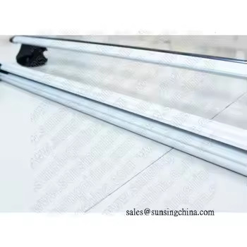 8102C+B6 Durable Aluminum Wingbar Car Roof Mount Cross Bars Universal for 4x4 Travel with Car Rack for Raised Rails