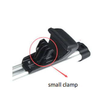 8114+B1S Aluminum  Car Roof Cross Bars Universal Roof Mount Accessory with Sealed Bottom Travel Rack without Wind Noise