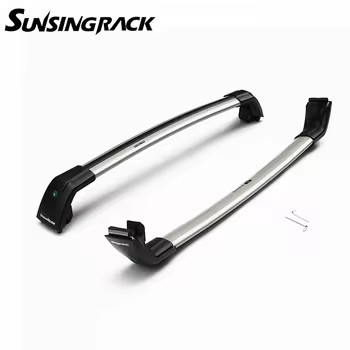 Sunsing 8183 Aluminum Car Roof Cross Bars Universal Flush Rails with Locks 4x4 Accessories for Roof Mount Car Racks