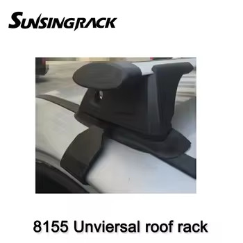 Sunsing 8155 Universal Aluminum Cross Bar Luggage Roof Rack Naked Roof Mount with Locks and Kits for Car Roof Use