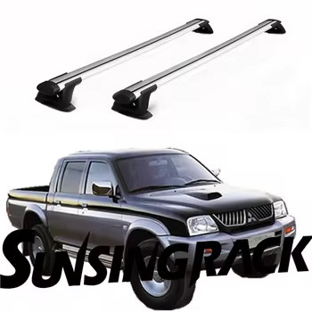 Sunsing 8155 Universal Aluminum Cross Bar Luggage Roof Rack Naked Roof Mount with Locks and Kits for Car Roof Use