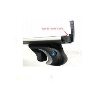 8182+B6  Aluminum Car Roof Cross Bars Easy Installation with T-Bolt Universal for Raised Rails 4x4 Accessories Car Rack